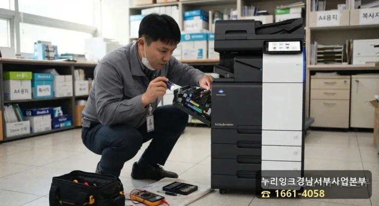 복합기 오류코드 수리 현장