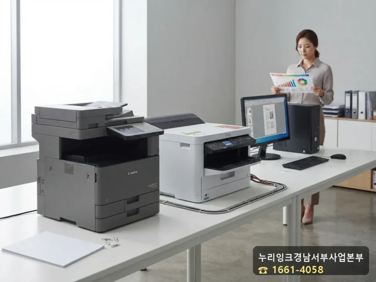 컬러프린터렌탈 복사기추가요금 비교