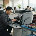 진주프린터수리 출장 서비스 현장