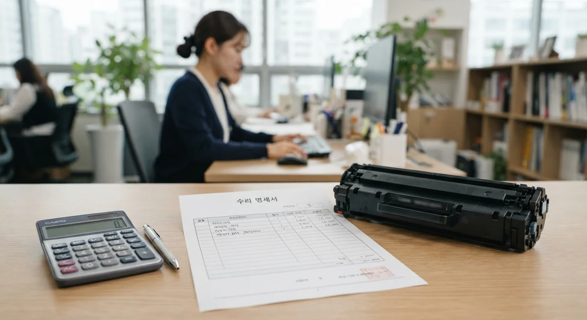 진주프린터수리 출장비 견적 항목
