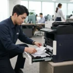 진주프린터수리 출장 현장 모습