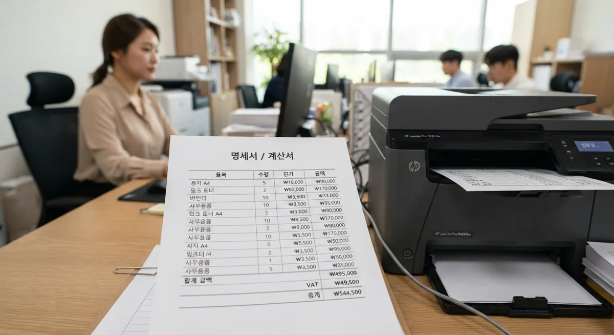 진주프린터임대 비용 구조