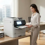 Epson WorkForce Pro WF-C579R 사무실 설치 모습