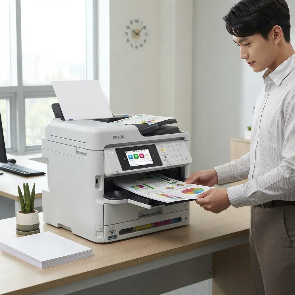 Epson WorkForce Pro WF-C5890 사무실 설치