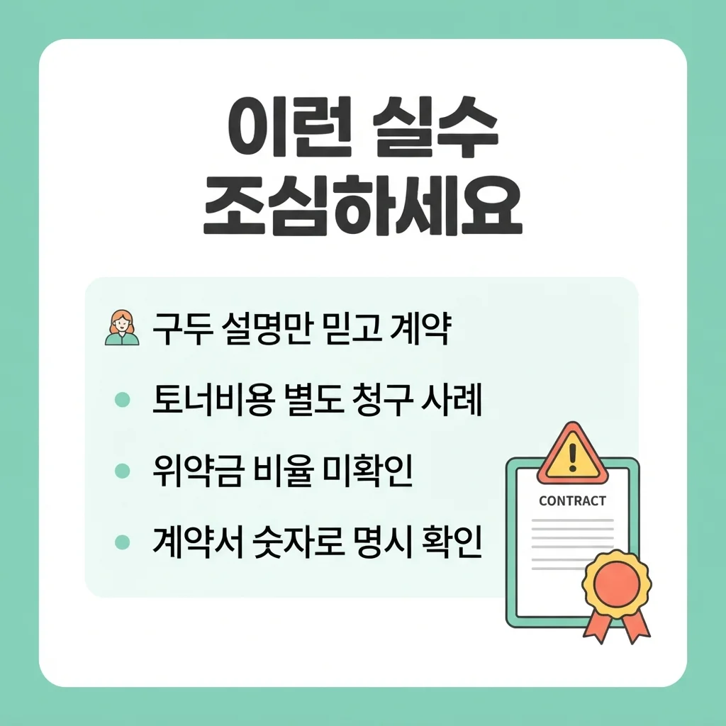 이런 실수 조심하세요