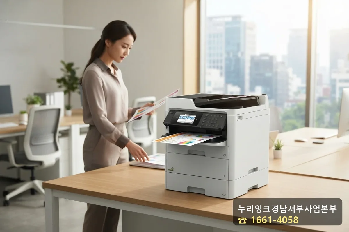 Epson WorkForce Pro WF-C579R 사무실 설치